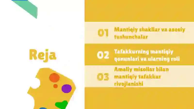 Tafakkurning mantiqiy shakllari va qonunlari 2