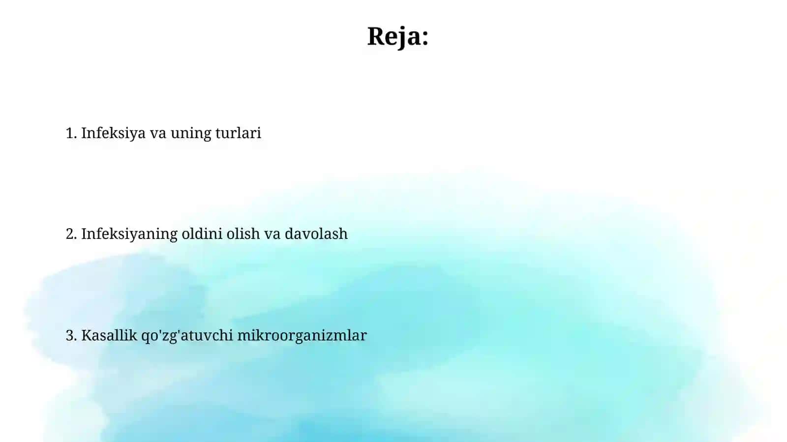 Kasallik qõzg'atuvchi mikroorganizmlar, infeksiya va uning turlari 2