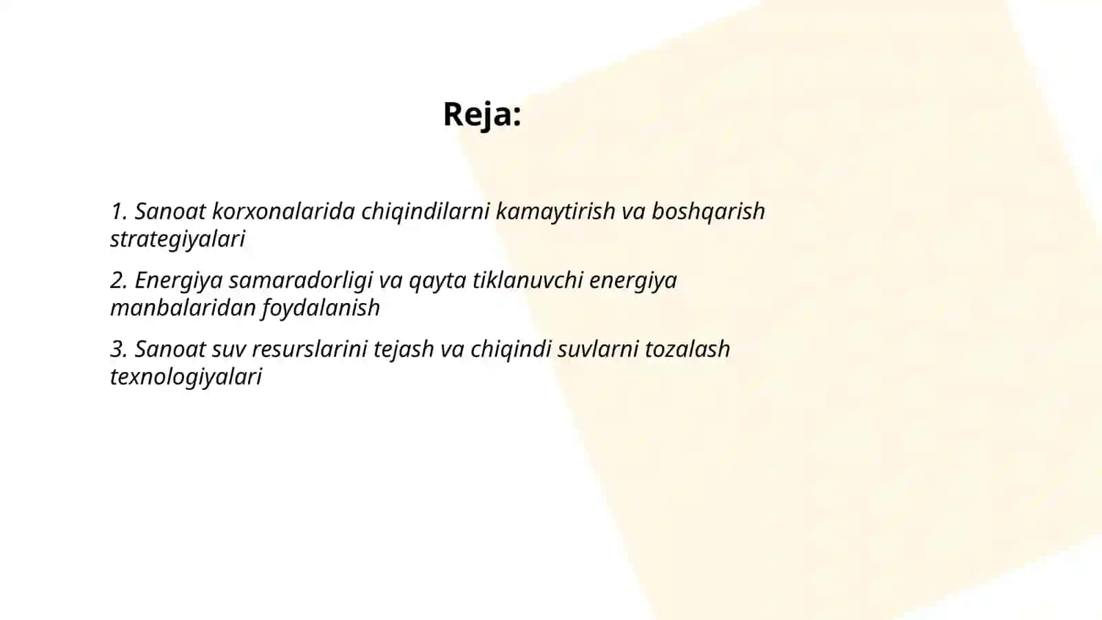 Sanoat ishlab chiqarishining ekologik barqarorligi 2