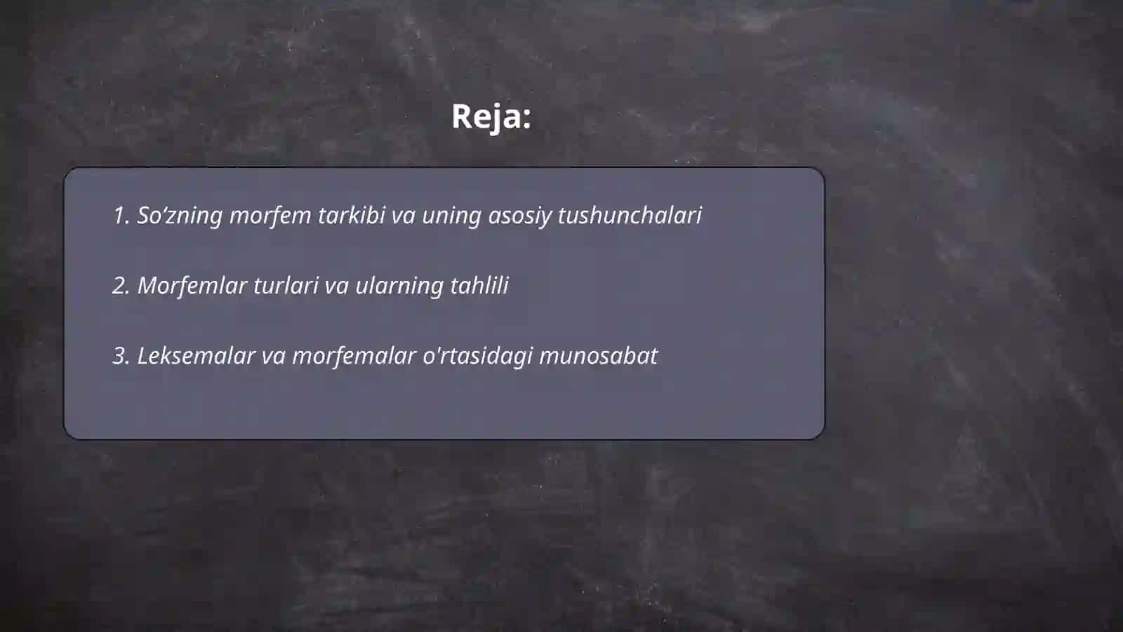 Morfem tarkibi 2
