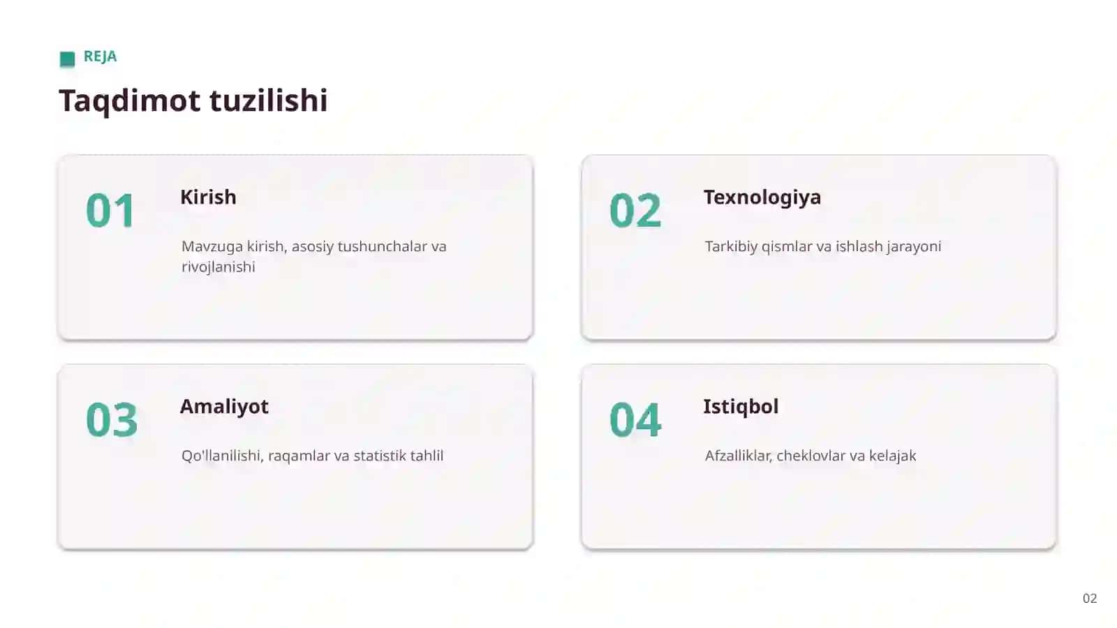 Datchiklar tarmog'i 2