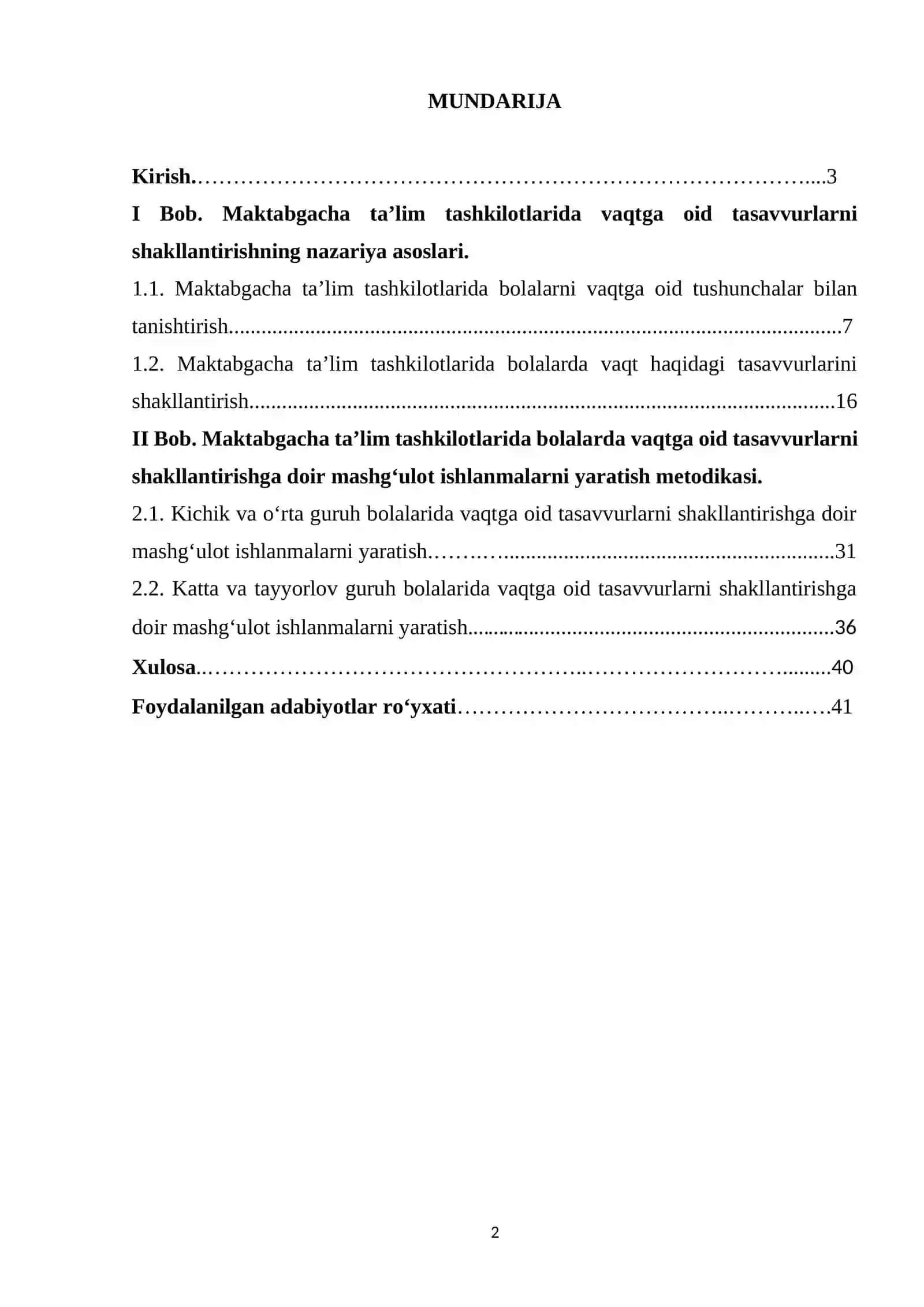 Maktabgacha ta’lim tashkilotlarida vaqtga oid tasavvurlarni shakllantirishga doir ijodiy mashg‘ulotllar 2
