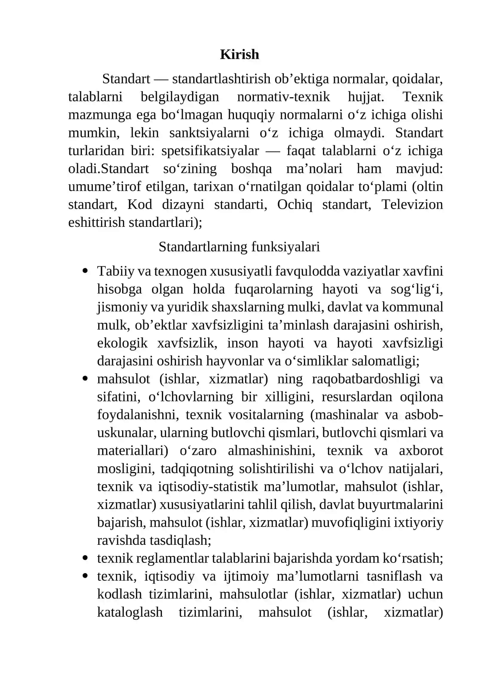 Milliy standartlashtirish va metrologiya tizimlari 2