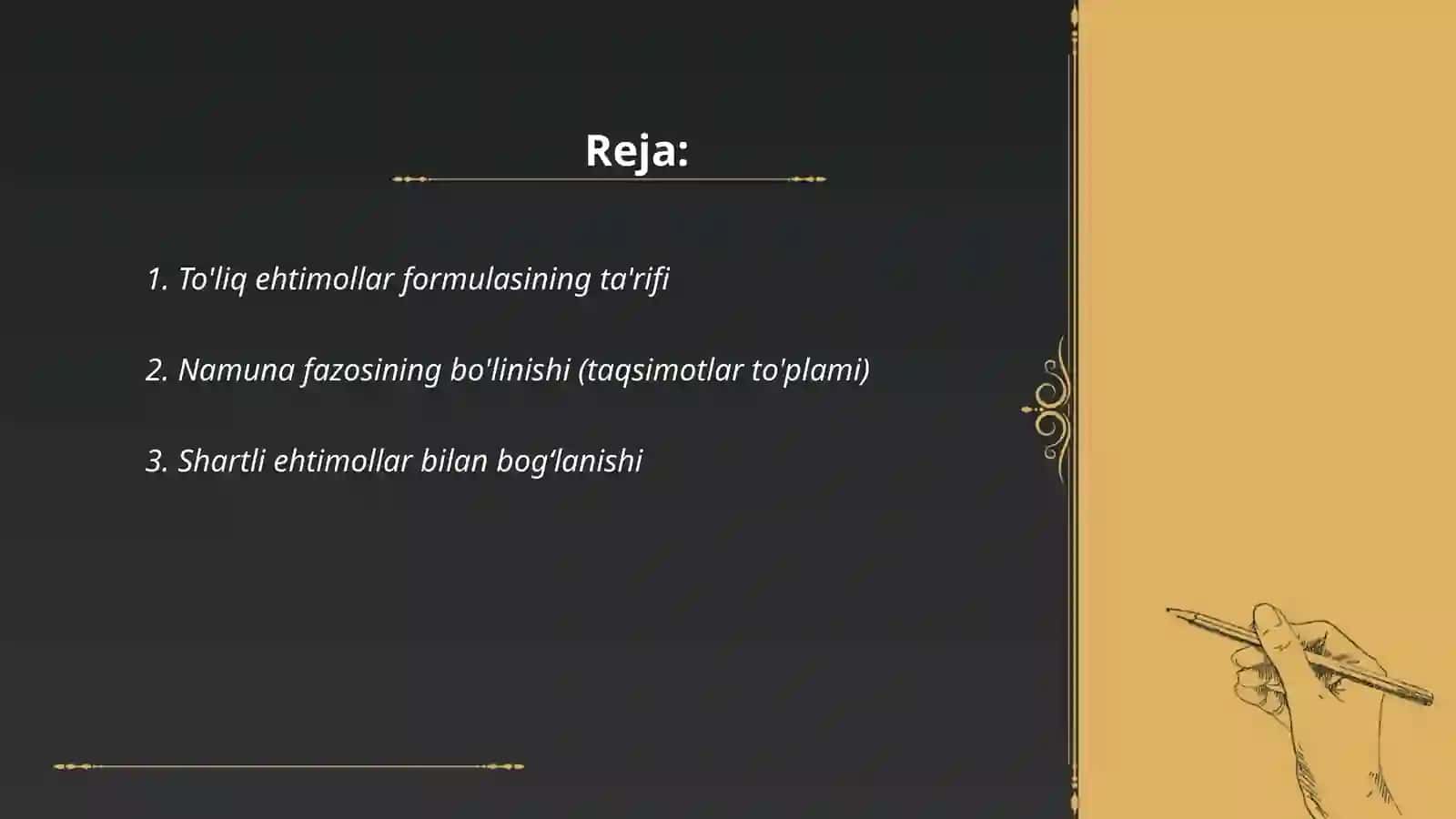 To'liq ehtimollar formulasi 2