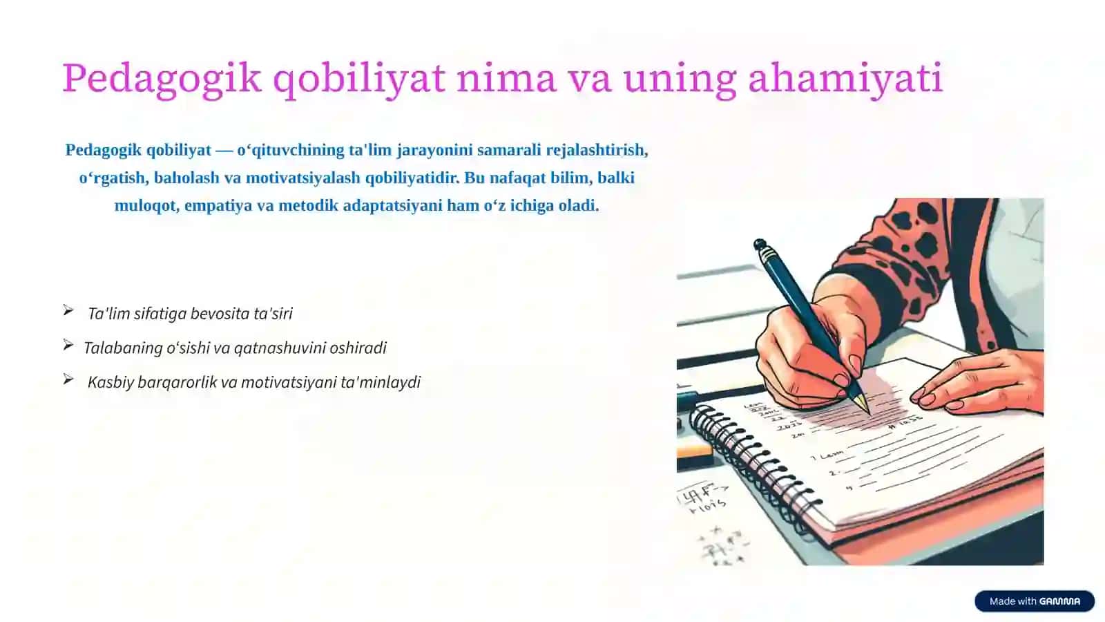 Pedagogik qobiliyatni shakllantirish yo‘llari 2