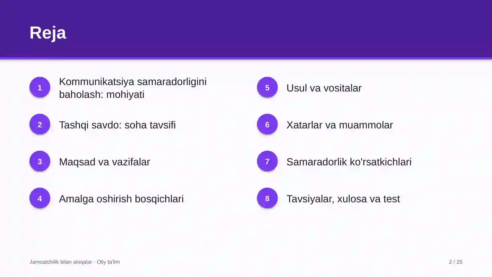 Tashqi savdoda kommunikatsiya samaradorligini baholash 2