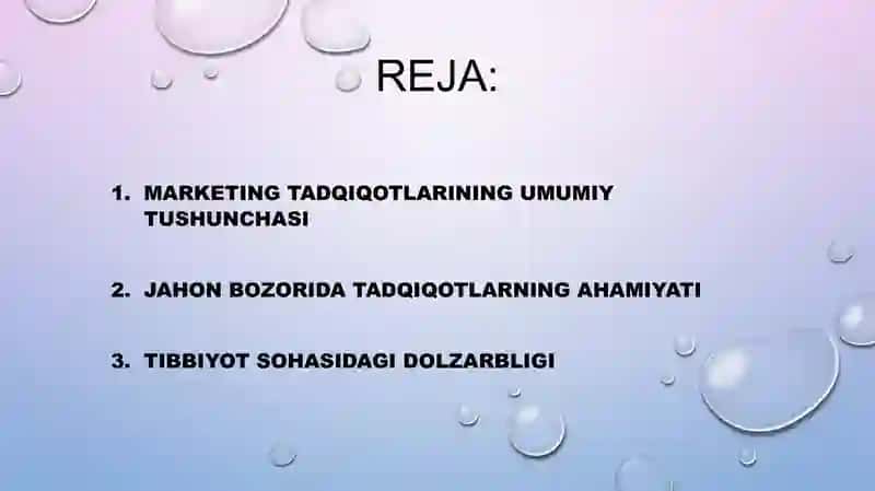 XORIJIY MAMLAKATLARDA MARKETING TADQIQOTLARINI O’TKAZISH XUSUSIYATLARI 2
