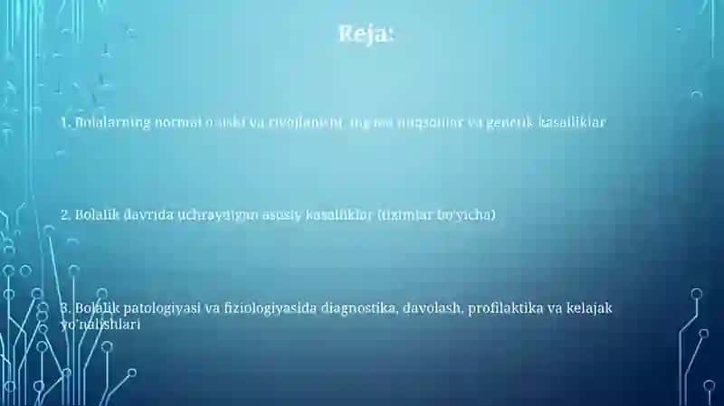 Chilla davri patologiyasi va pizialogiyasi 2