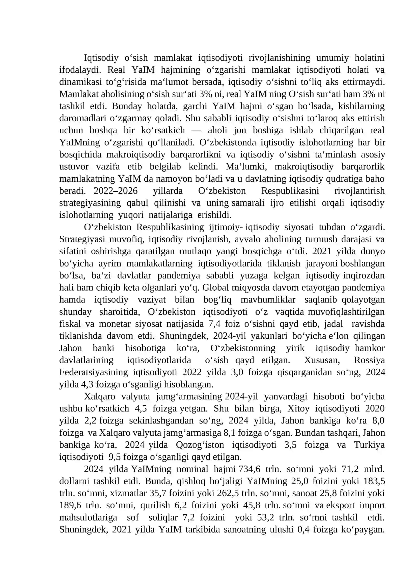 Iqtisodiy o‘sishning mazmuni va turlari 2