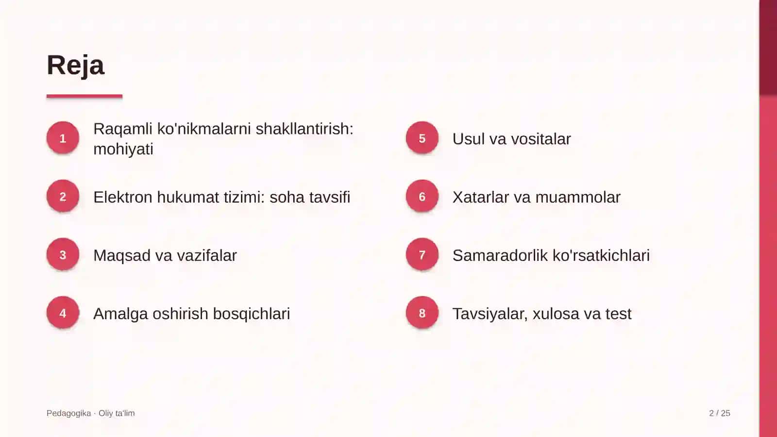 Elektron hukumat tizimida raqamli ko'nikmalarni shakllantirish 2