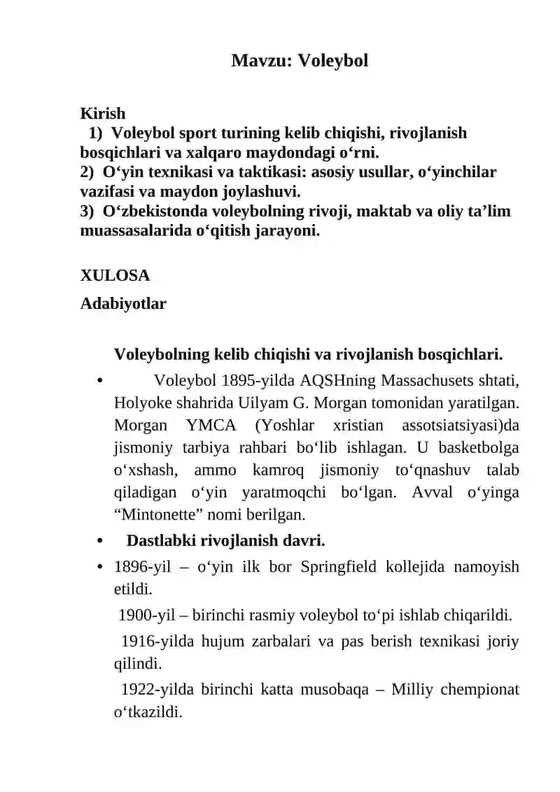 Voleybol. 2