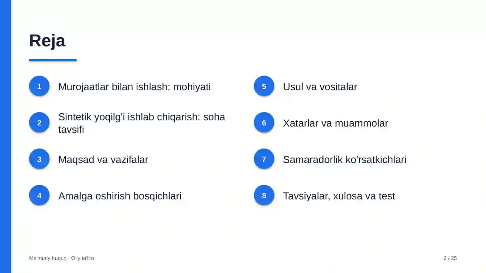 sintetik yoqilg'i ishlab chiqarishda jismoniy va yuridik shaxslarning murojaatlari bilan ishlash 5042 2