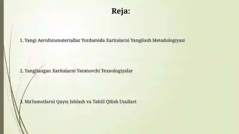 Yangi Aerofotomateriallar Yordamida Xaritalarni Yangilash Metodologiyasi 2