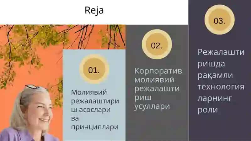 Корпоратив молиявий режалаштириш 2