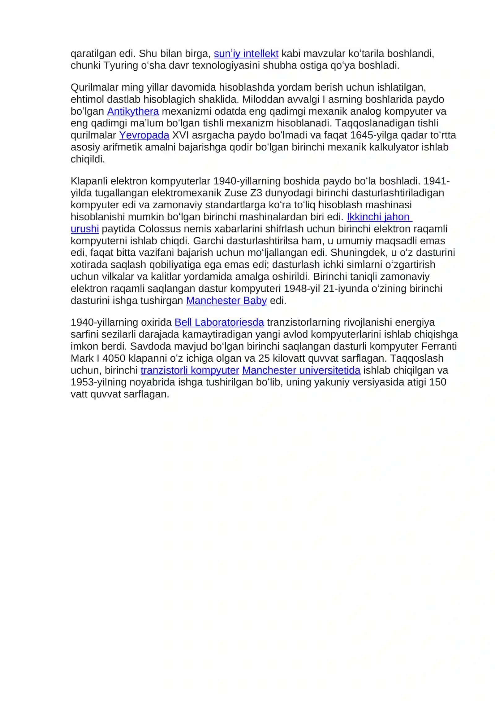 Axborot texnologiyalari (Information Technology) 2