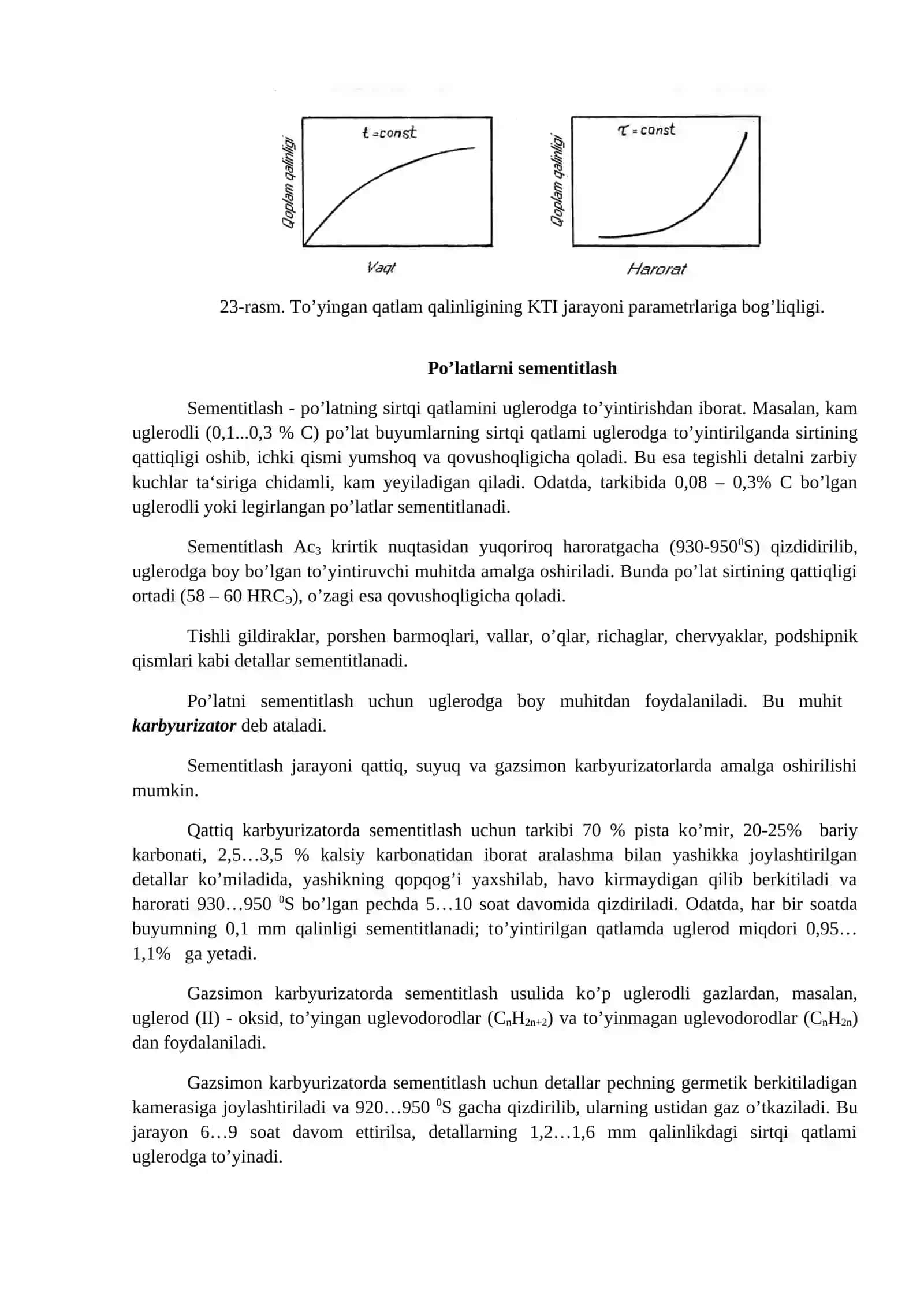 Kimyoviy-termik ishlov berish texnologiyalari 2