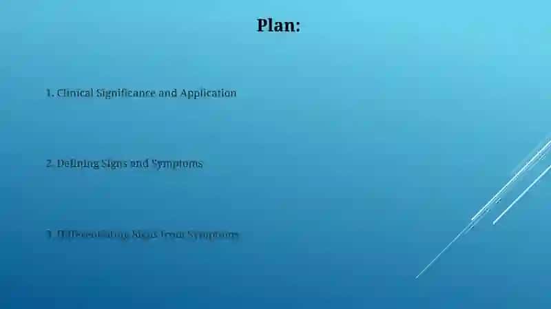 Sign and Symptom 2