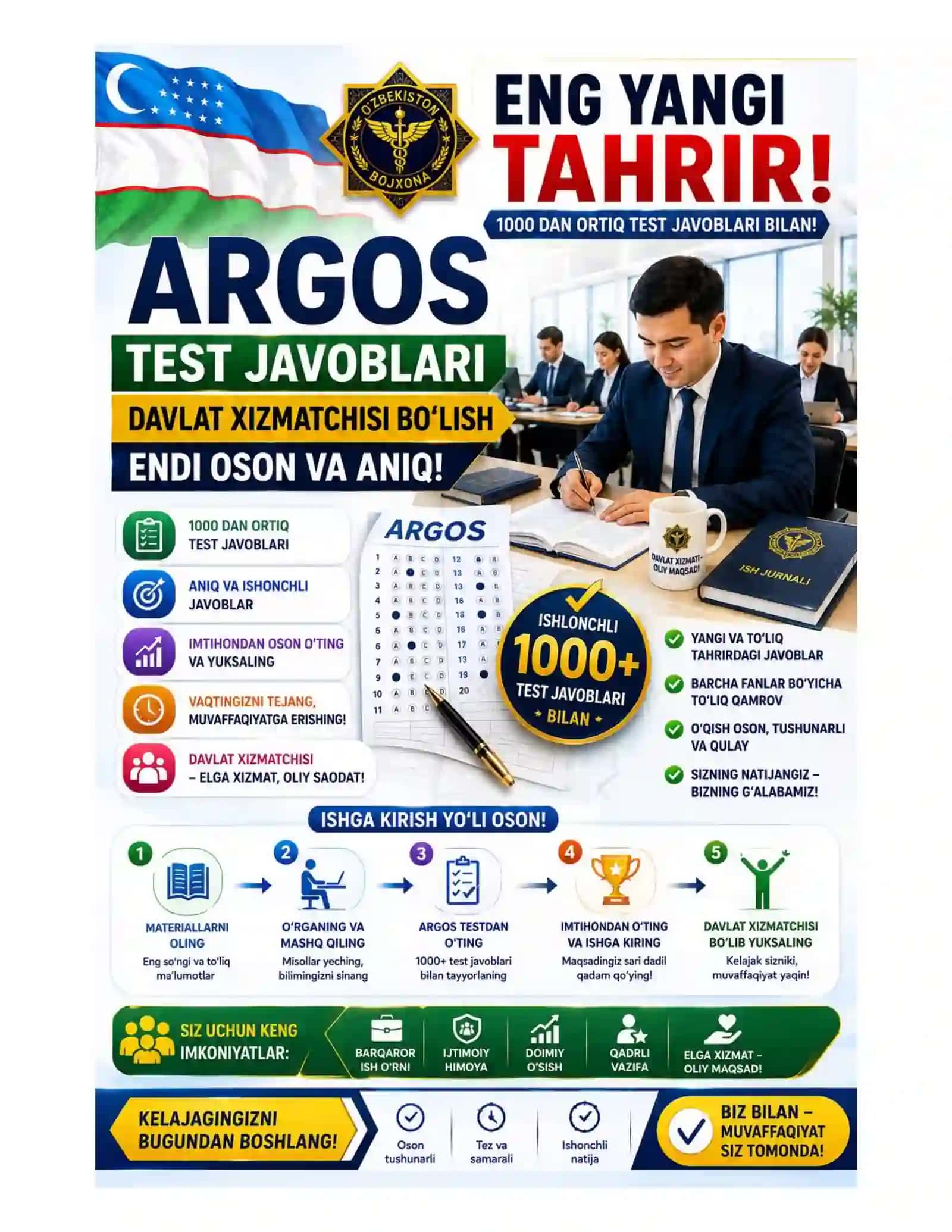 Argos test javoblari ENG yangi tahrir 2