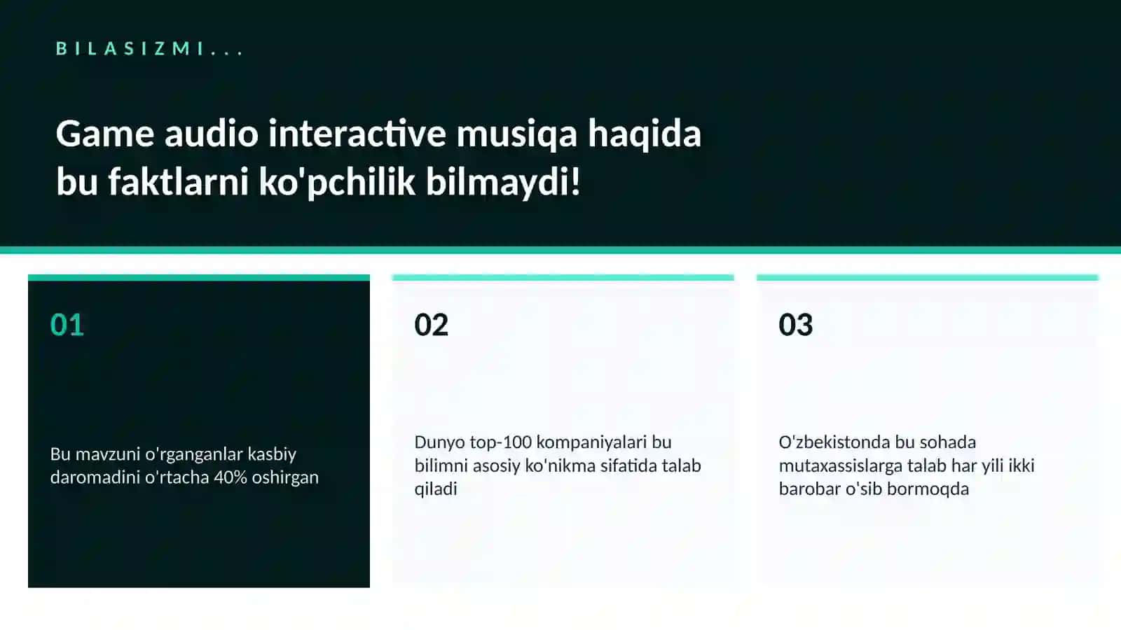 Game audio interactive musiqa 2
