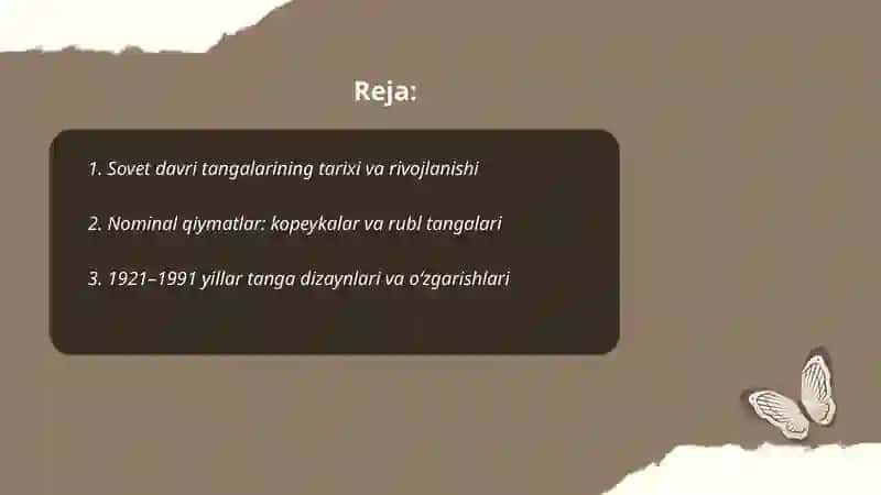 Sovet davri tangalari 2