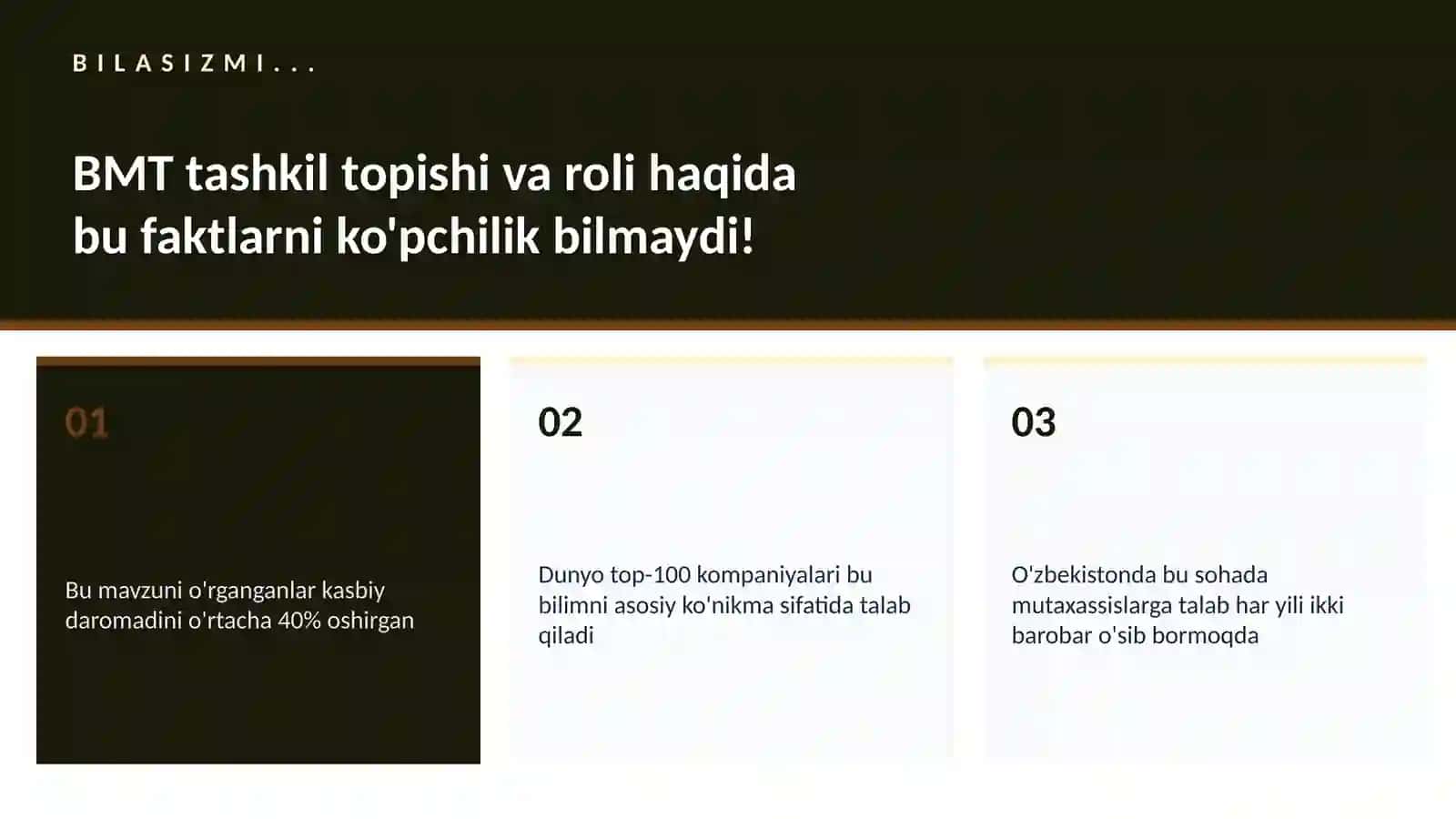 BMT tashkil topishi va roli 2