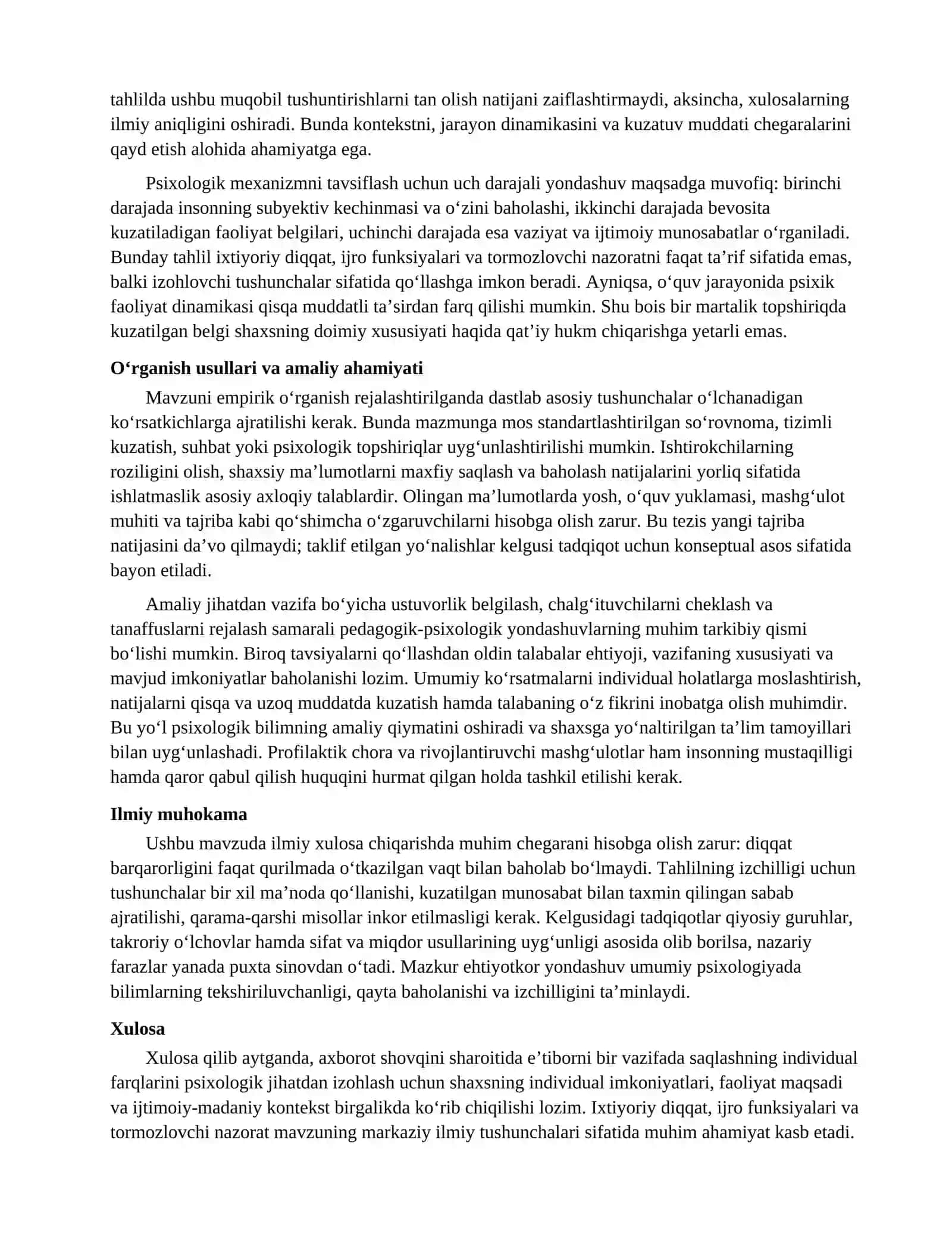 RAQAMLI AXBOROT MUHITIDA DIQQATNING BARQARORLIGI VA UNING INDIVIDUAL-PSIXOLOGIK XUSUSIYATLARI 2