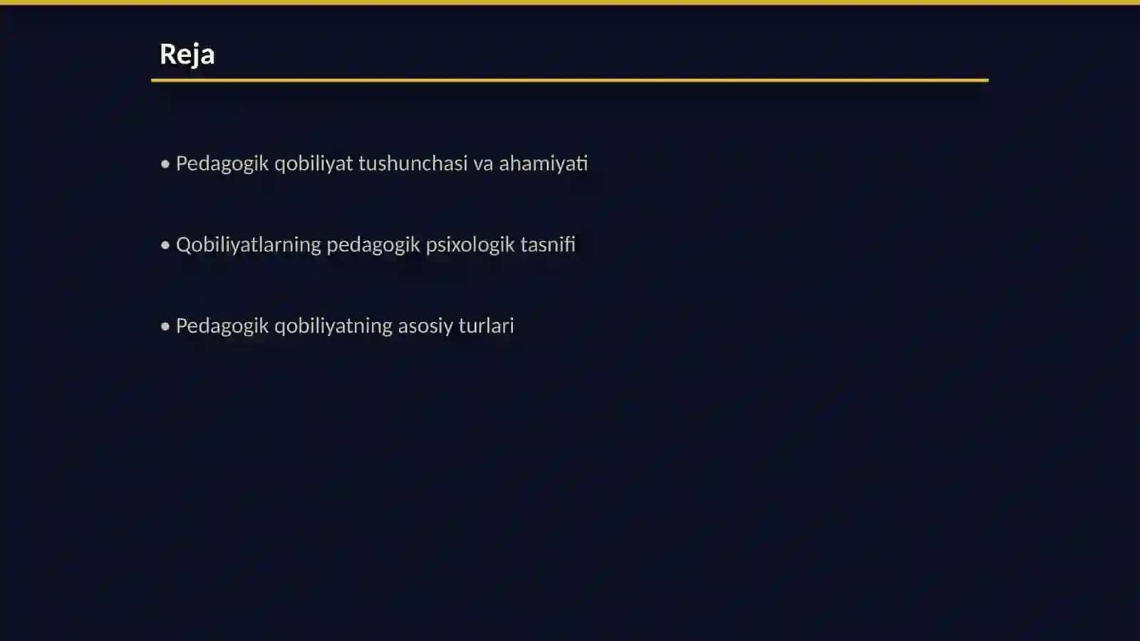 Qobiliyatlarning pedagogik psixologik tasnifi 2
