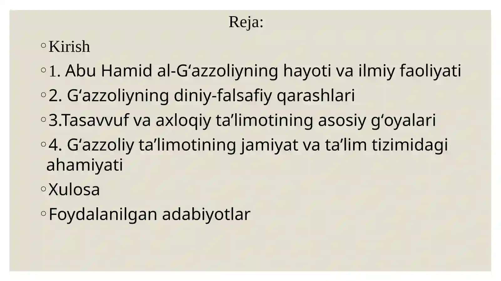 Gazzoliy Talimoti 2
