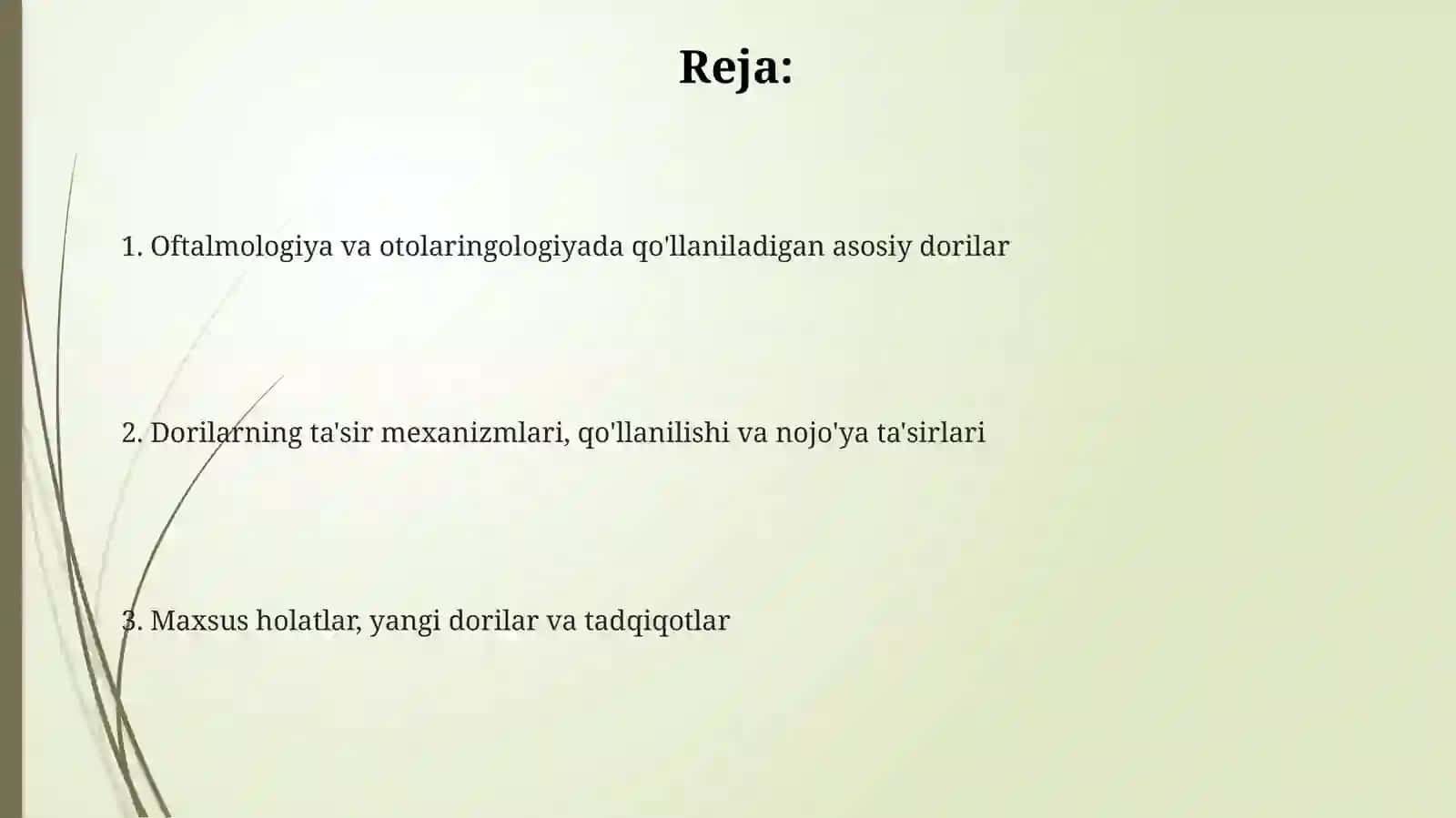 Oftalmologiyavaotorinolaringologiyadaqoʻllaniladiganpreparatlar 2