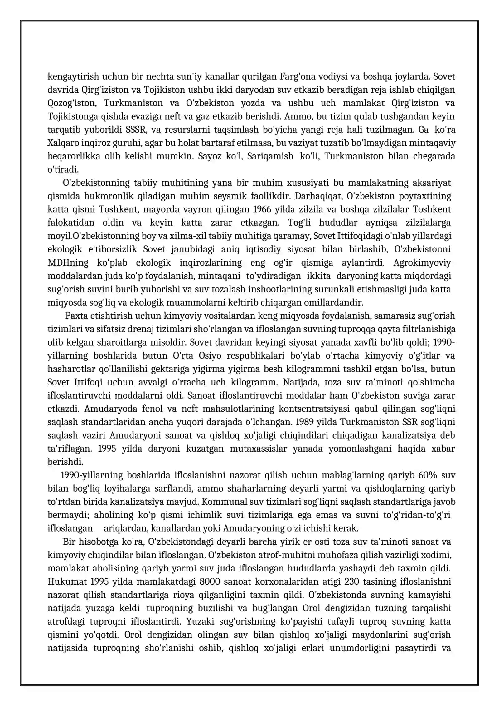 O’zbekiston Respublikasi tarixiy geografiyasi (1991-2020-yillar) 2