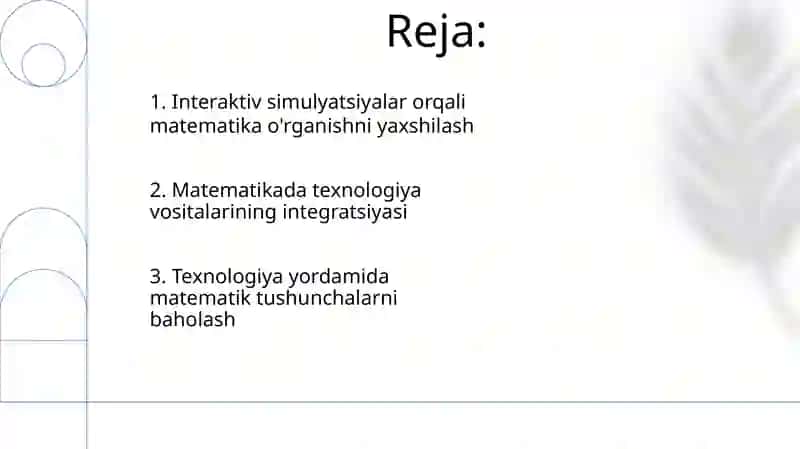 Matematika Dasturiga Texnologiyalarni Integratsiya Qilish 2