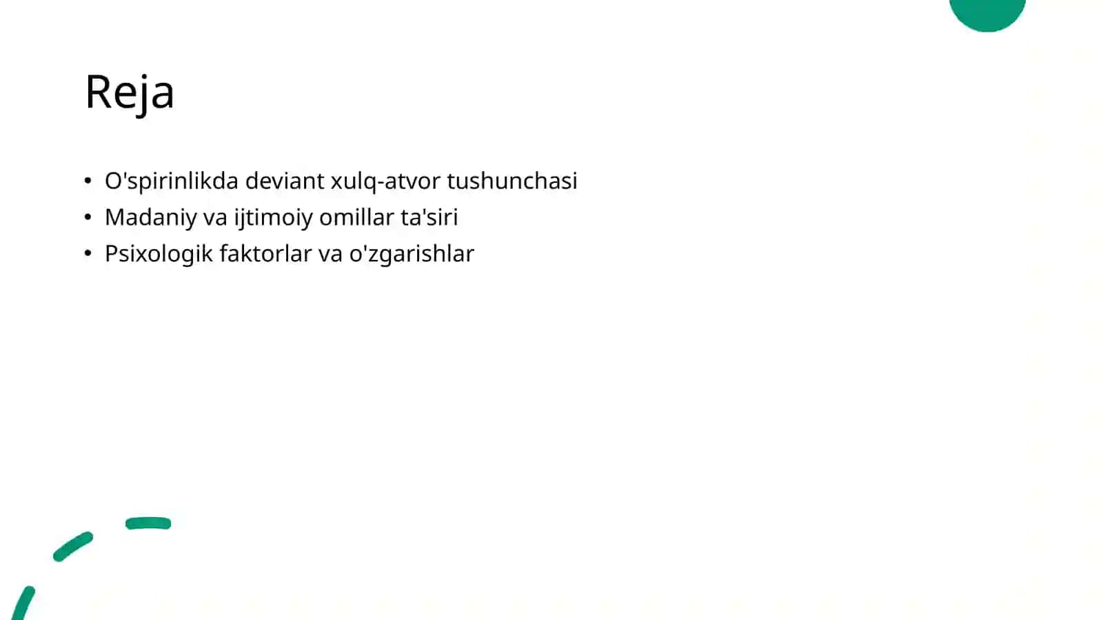 O'spirinlik davrida deviant xulq-atvorning namoyon bo'lish xususiyatlari 2