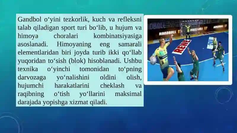 JOYDA TURIB IKKI QO'LLAB YUQORIDAN TO'SIQ (BLOK ) MAVZUSIDA 2