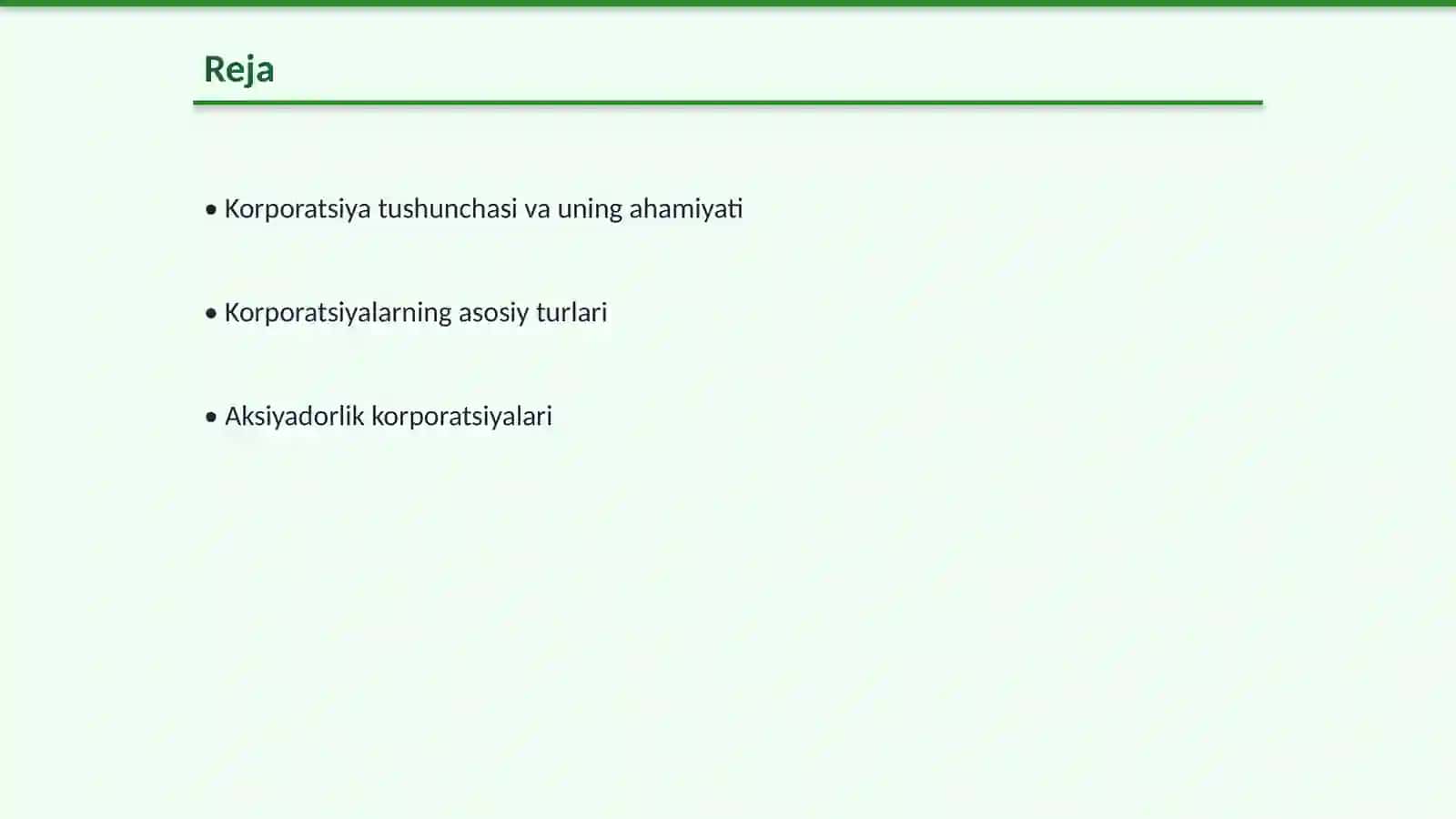 KORPORATSIYALAR TURLARI TAQDIMOT B 2
