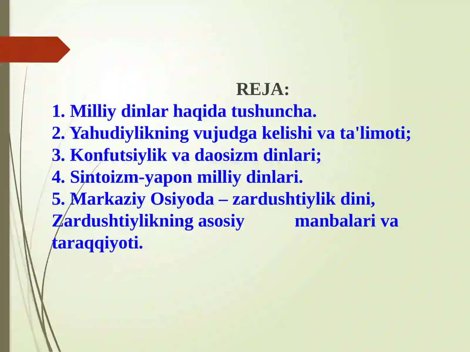 MILLIYDINLAR 2