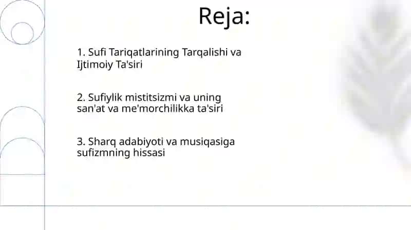 Tasavvuf taʼlimotining Sharq madaniyatiga taʼsiri 2