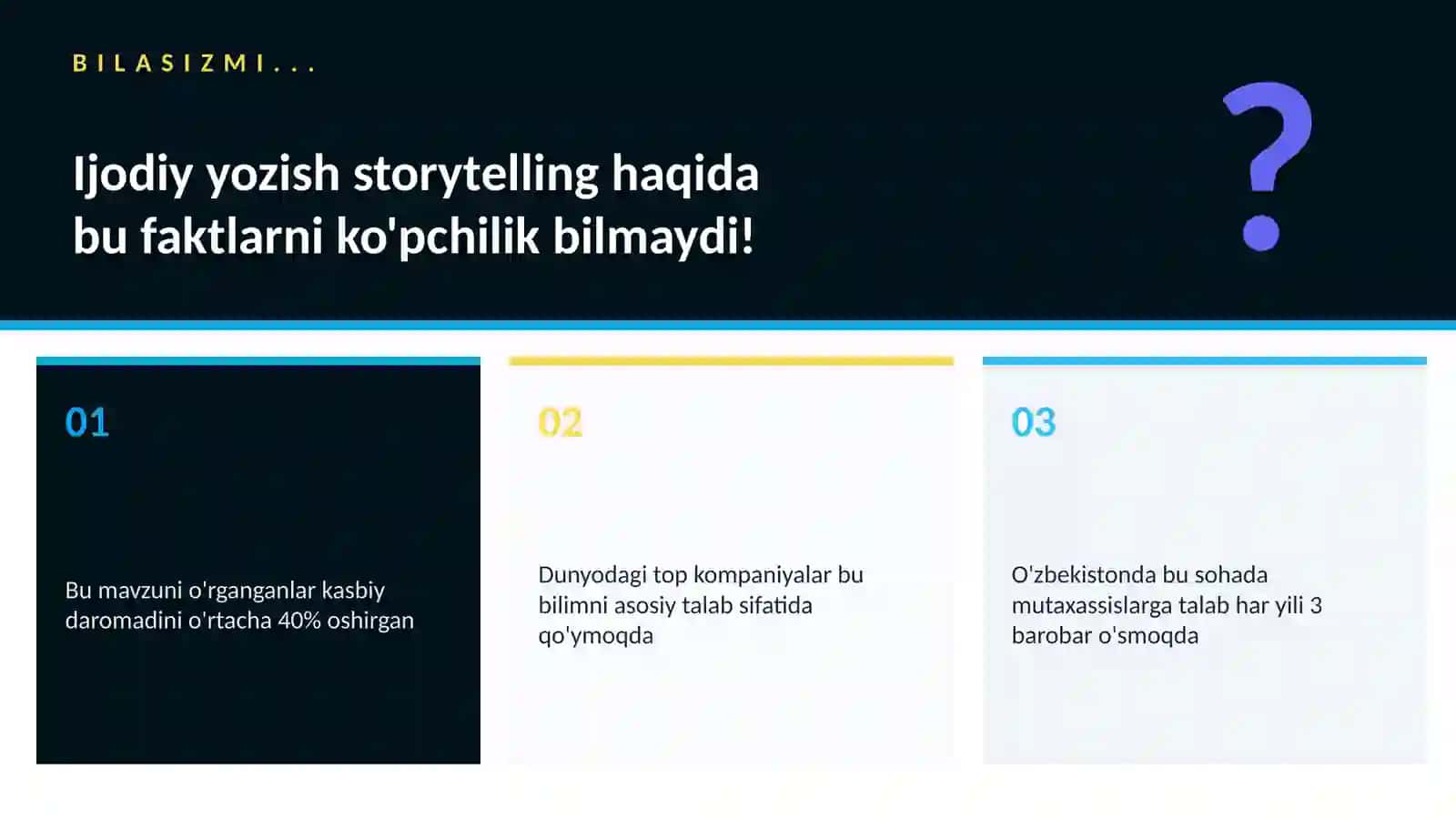 Ijodiy yozish storytelling 2