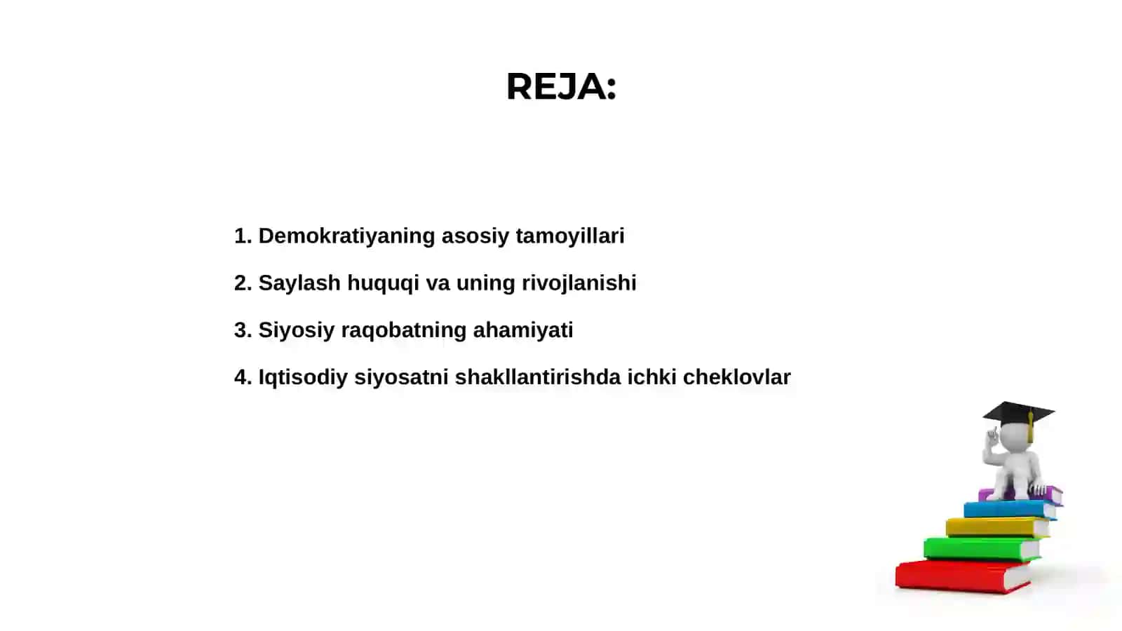 Demokratiya, saylash huquqi va siyosiy raqobat 2