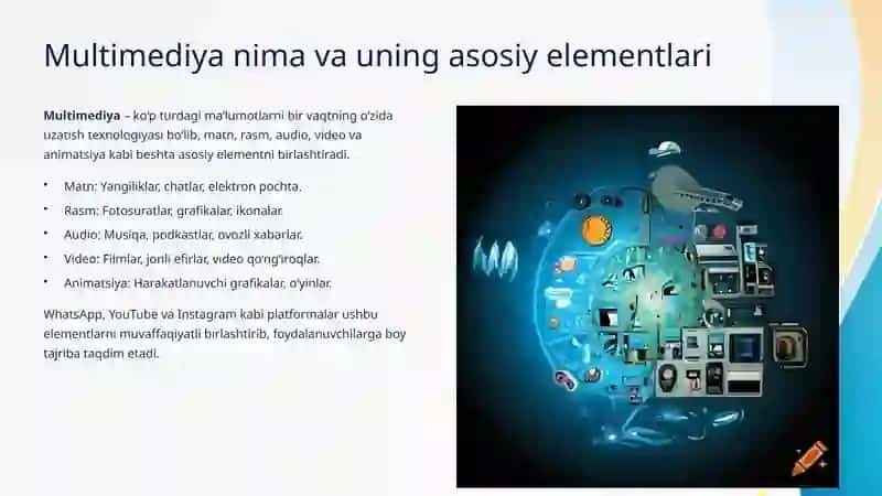 Multimediya aloqa tarmoqlari 2