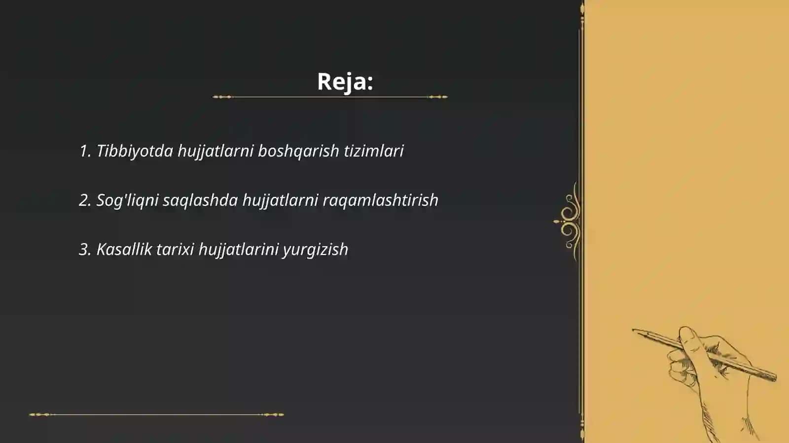 KBK JADVALI YORDAMIDA TIBBIYOT VA SOĞLIQNI SAQLASH BÔYICHA HUJJATLARNI SISTEMALASHTIRISH 2
