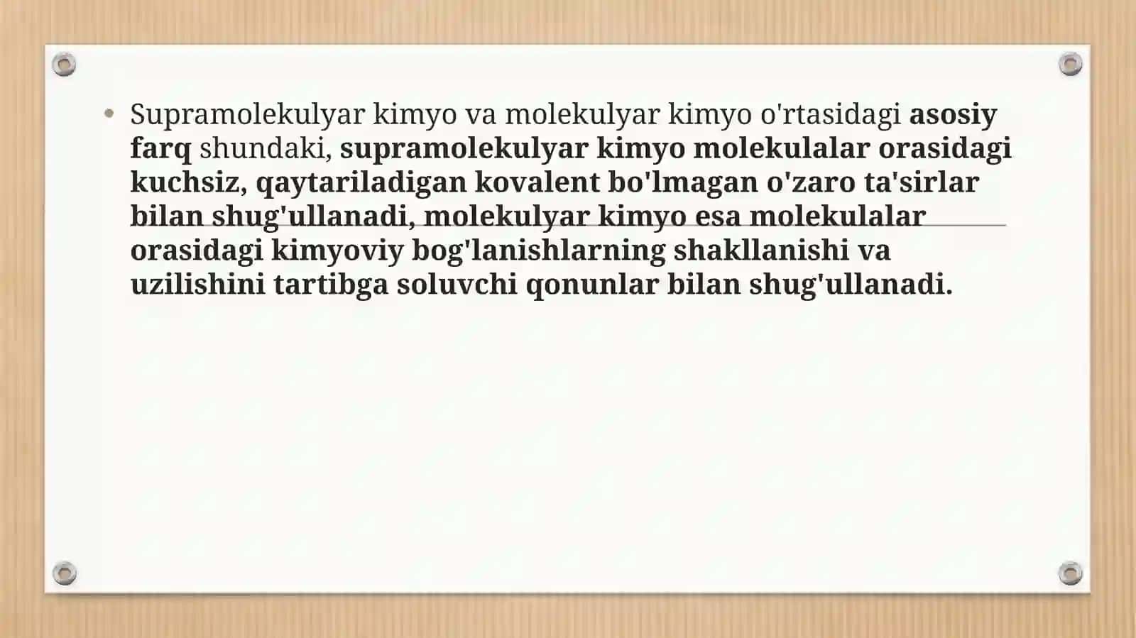 Supramolekulyar Kimyo 2