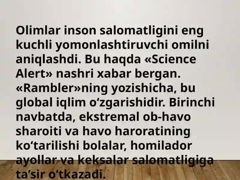 Salomatlik va havfli omillar 2