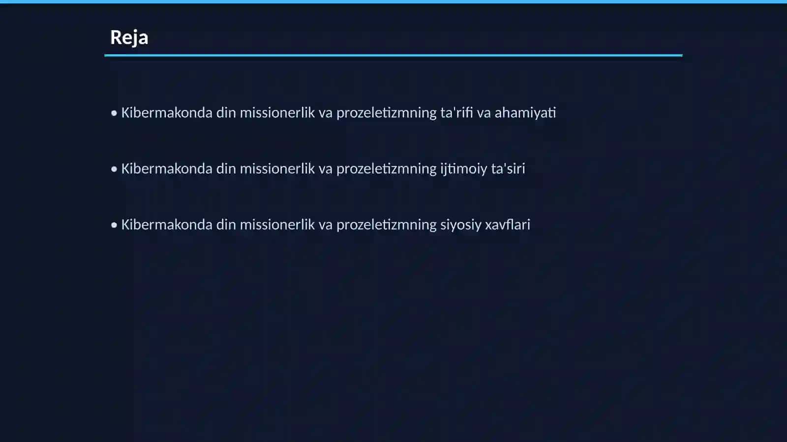 Kibermakonda din missionerlik va prozeletizmning ijtimoiy-siyosiy xavfi 2