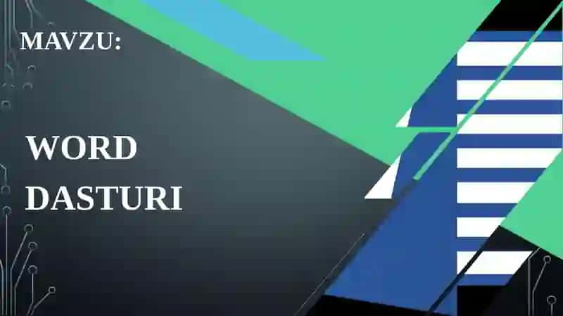 Word Dasturi 2
