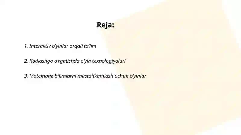 Interaktiv oʻyinlar orqali taʼlim 2