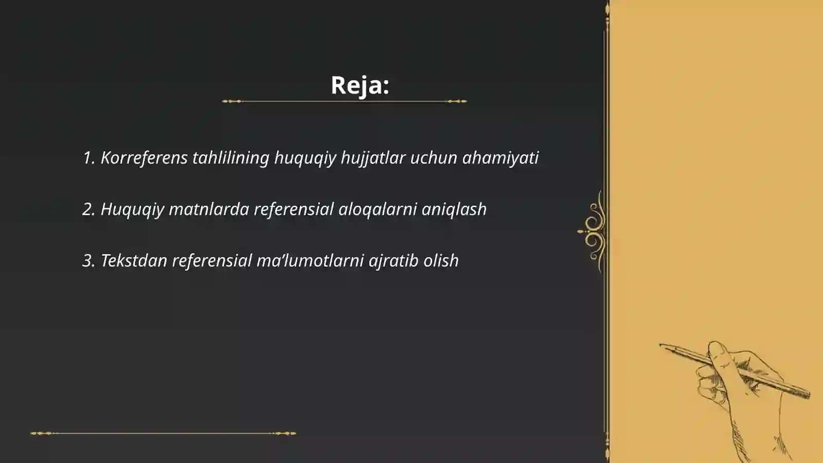 Huquqiy hujjatlarni tahlil qilishda coroference resolution texnalogiyasining qo‘llanilishi 2