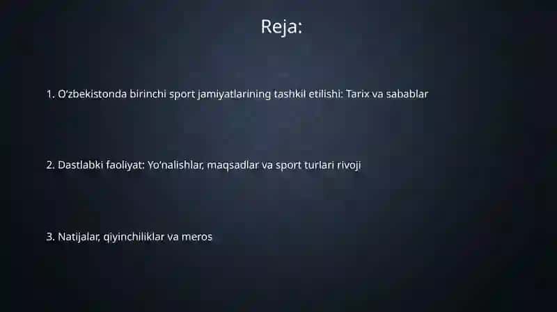 Oʻzbekistonda birinchi sport jamiyatlarining tashkil topishi 2