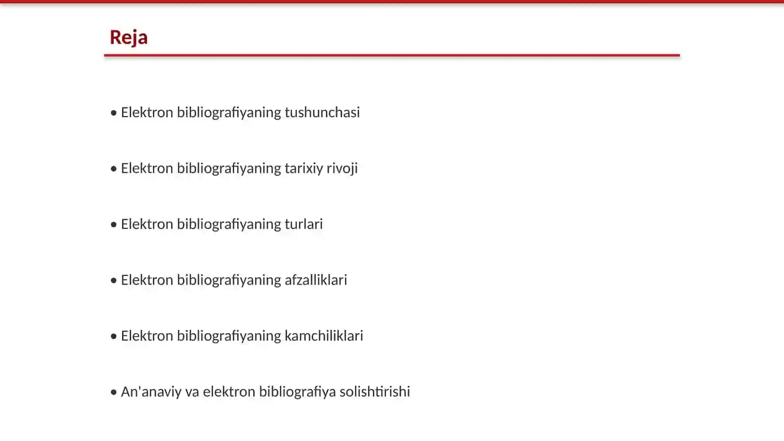 Elektron bibliografiya va uning xususiyatlari 2
