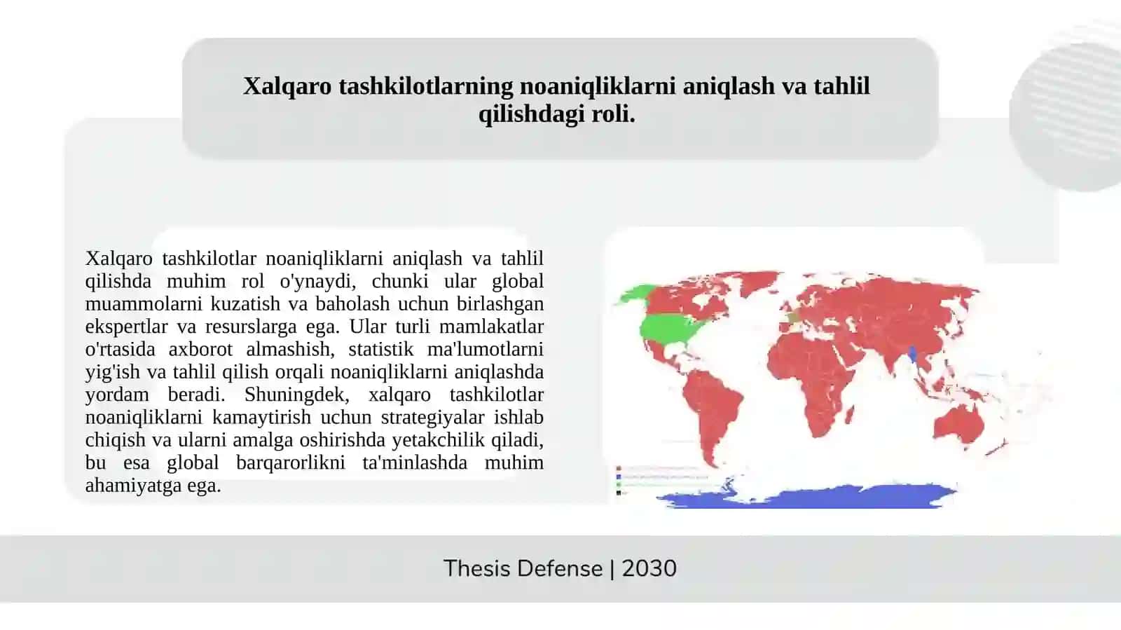 Xalqaro birliklar tizimining Noaniqlikni baxolashdagi ahamiyati va o'rni 2