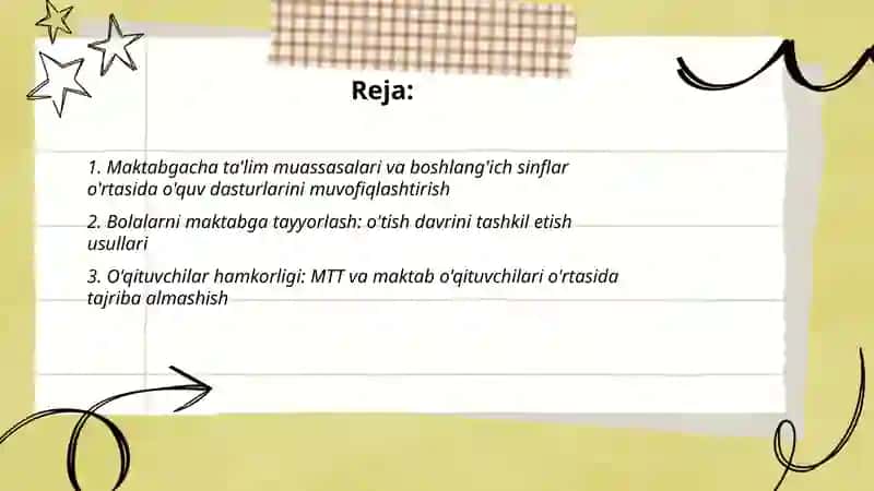 M.T.T va maktab hamkorligi 2